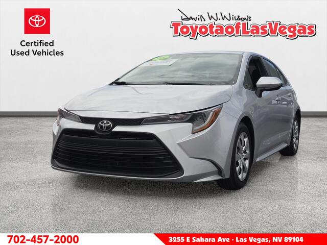 Classic Silver Metallic 2023 Toyota Corolla Sedan Front-Wheel Drive Continuously Variable Transmission