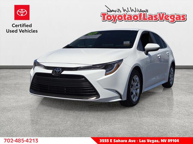 Ice 2026 Toyota Corolla Sedan Front-Wheel Drive Continuously Variable Transmission