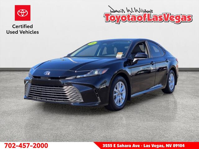 Midnight Black Metallic 2026 Toyota Camry Sedan Front-Wheel Drive Continuously Variable Transmission