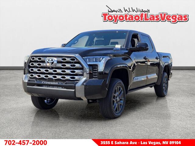 Black 2026 Toyota Tundra Hybrid Pickup Truck Four-Wheel Drive Automatic