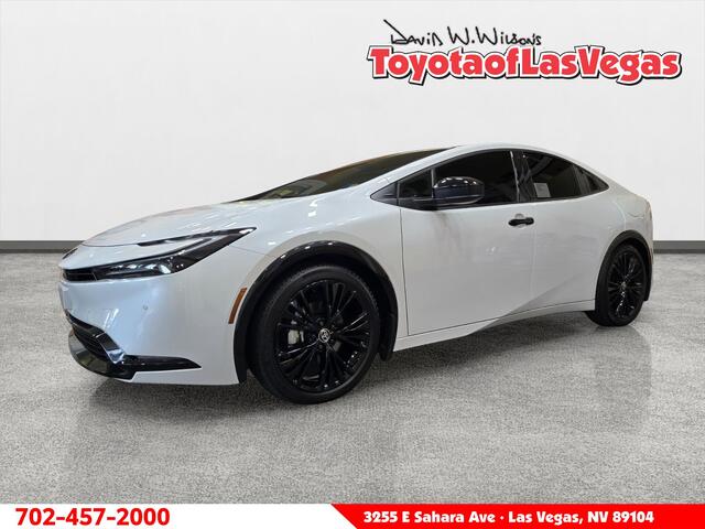 White 2026 Toyota Prius Plug-In Hybrid Hatchback Front-Wheel Drive Continuously Variable Transmission