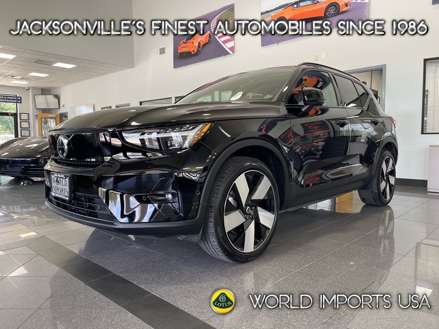 Black 2023 Volvo XC40 Recharge SUV / Crossover All-Wheel Drive 1-Speed Automatic
