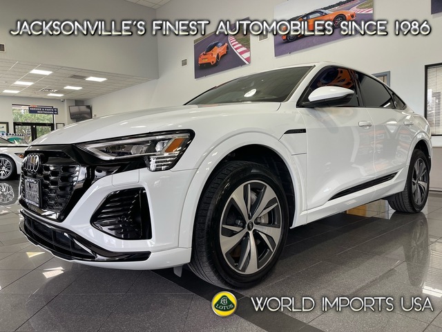 White 2024 Audi Q8 e-tron Sportback Sedan All-Wheel Drive 1-Speed Automatic