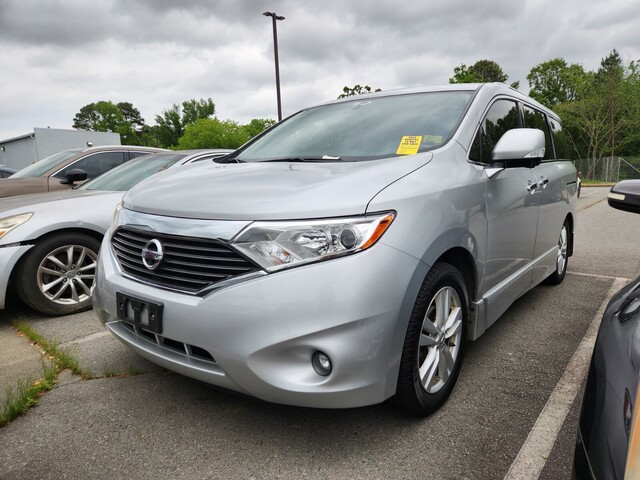 Brilliant Silver 2015 Nissan Quest 3.5 Platinum Minivan Front-Wheel Drive Continuously Variable Transmission