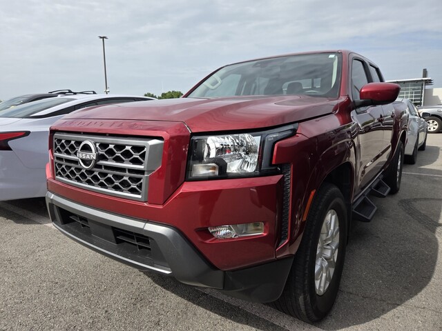 Cardinal Red 2022 Nissan Frontier Pickup Truck 4X2 9-Speed Automatic
