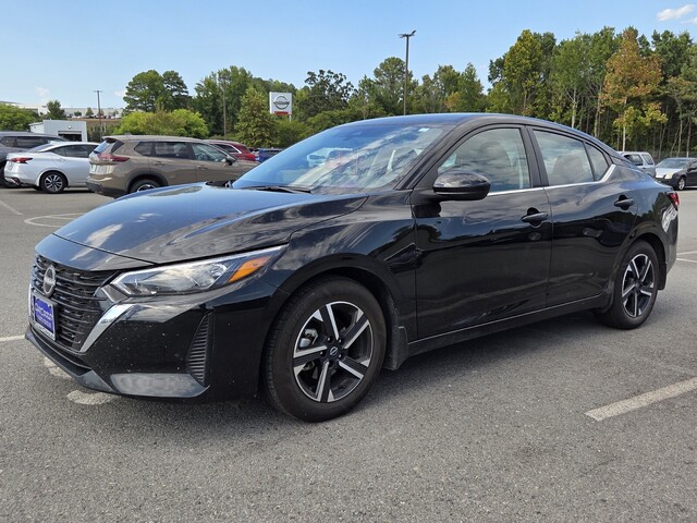 Super Black 2024 Nissan Sentra Sedan Front-Wheel Drive Continuously Variable Transmission