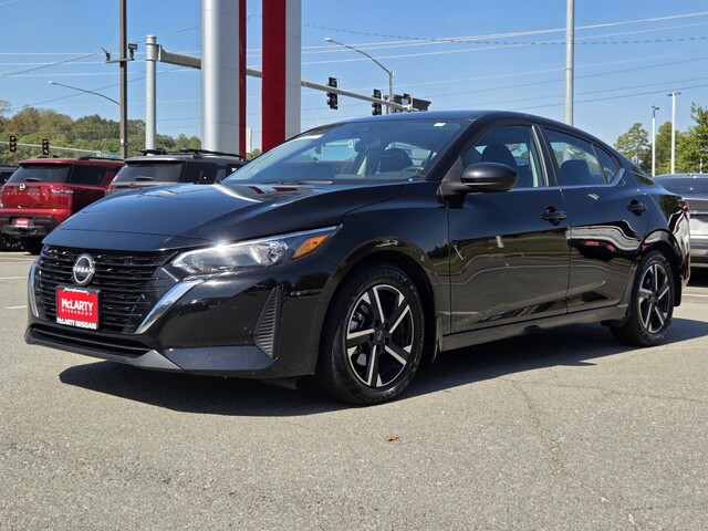 Super Black 2024 Nissan Sentra Sedan Front-Wheel Drive Continuously Variable Transmission