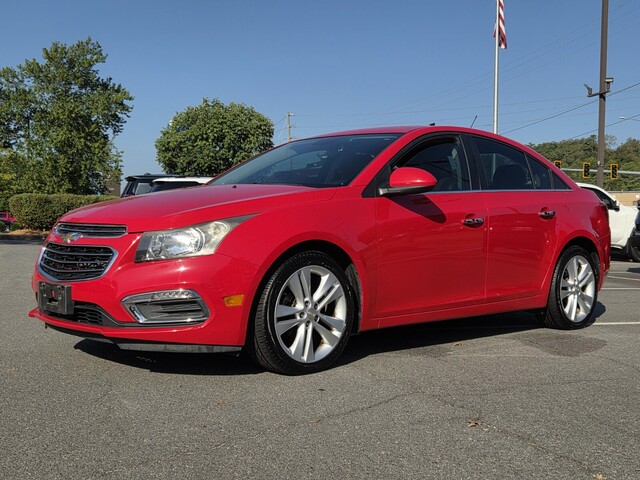 Red 2016 Chevrolet Cruze Sedan Front-Wheel Drive Automatic