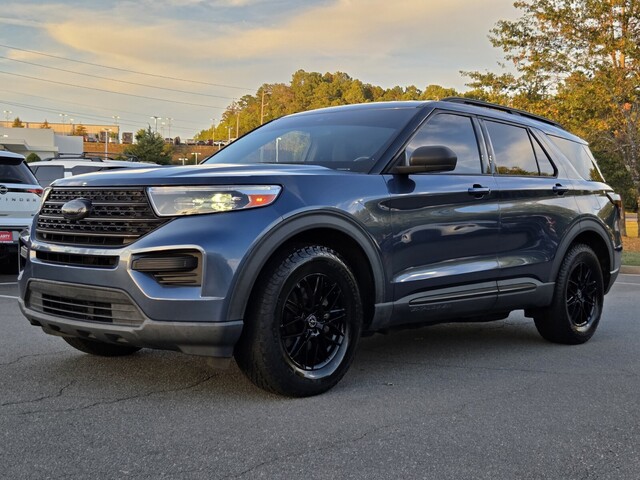 Blue Metallic 2020 Ford Explorer SUV / Crossover All-Wheel Drive Automatic