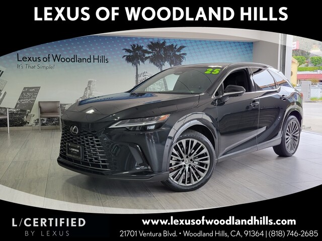 Black (Caviar) 2025 Lexus RX Hybrid 450h+ Luxury AWD SUV / Crossover All-Wheel Drive Continuously Variable Transmission