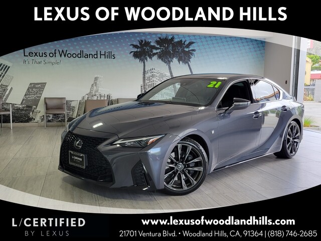 Cloudburst Gray 2021 Lexus IS 350 F Sport RWD Sedan Rear-Wheel Drive 8-Speed Automatic
