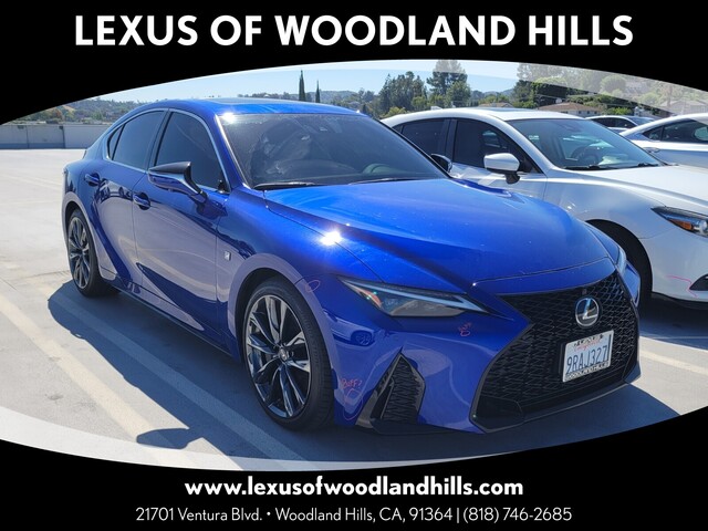 Ultrasonic Blue Mica 2.0 2024 Lexus IS 350 F Sport RWD Sedan Rear-Wheel Drive 8-Speed Automatic