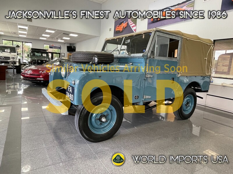 Used 1956 LAND ROVER SERIES 1 - (COLLECTOR SERIES) in JACKSONVILLE, FLORIDA