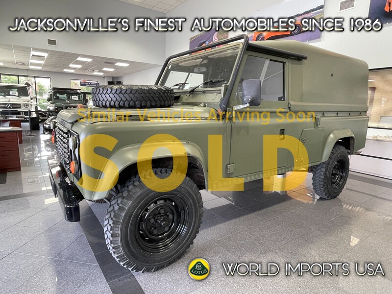 Used 1986 LAND ROVER DEFENDER 110 MILITARY 2.5 DIESEL - (COLLECTOR SERIES) in JACKSONVILLE, FLORIDA
