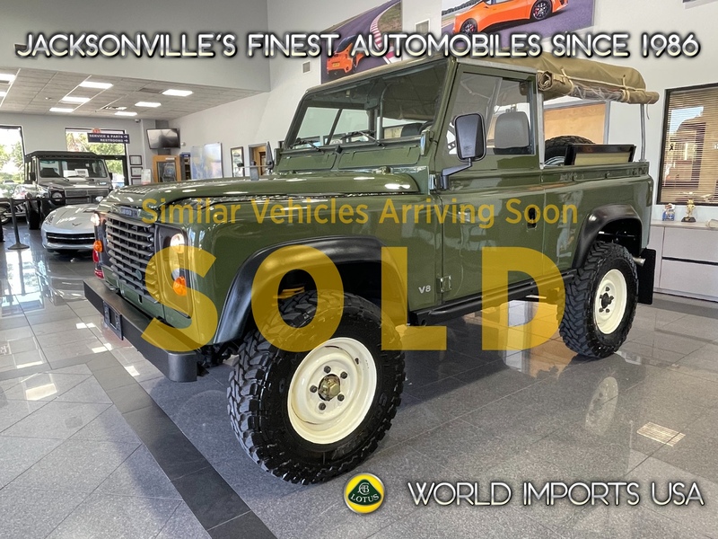 Used 1990 LAND ROVER DEFENDER 90 3-DOOR SOFT TOP V8 - (COLLECTOR SERIES) in JACKSONVILLE, FLORIDA