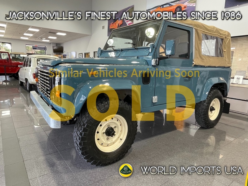 Used 1991 LAND ROVER DEFENDER 90 3-DOOR SOFT TOP 200 TDI - (COLLECTOR SERIES) in JACKSONVILLE, FLORIDA