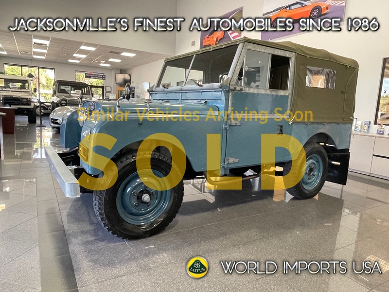 Used 1958 LAND ROVER SERIES 1 SWB SOFT TOP - (COLLECTOR SERIES) in JACKSONVILLE, FLORIDA
