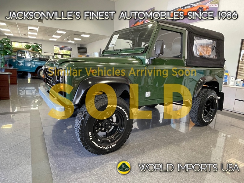 Used 1996 LAND ROVER DEFENDER 90 3-DOOR SOFT TOP DIESEL - (COLLECTOR SERIES) in JACKSONVILLE, FLORIDA