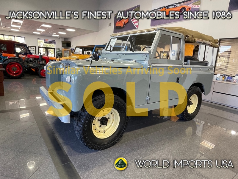 Used 1970 LAND ROVER SERIES 2 88 SOFT TOP - (FRAME-ON RESTORATION) in JACKSONVILLE, FLORIDA