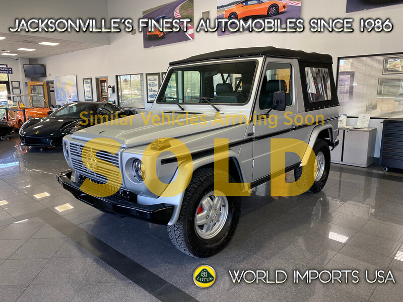 Used 1988 MERCEDES-BENZ G-CLASS G280 OPEN TOP SWB - (FRAME-OFF RESTORATION) in JACKSONVILLE, FLORIDA