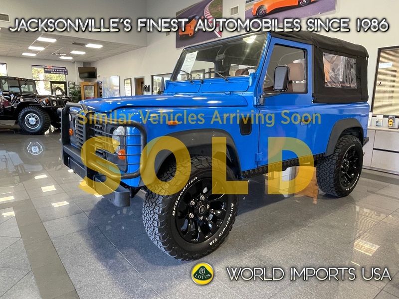Used 1991 LAND ROVER DEFENDER 90 3-DOOR SOFT TOP 200 TDI - (COLLECTOR SERIES) in JACKSONVILLE, FLORIDA