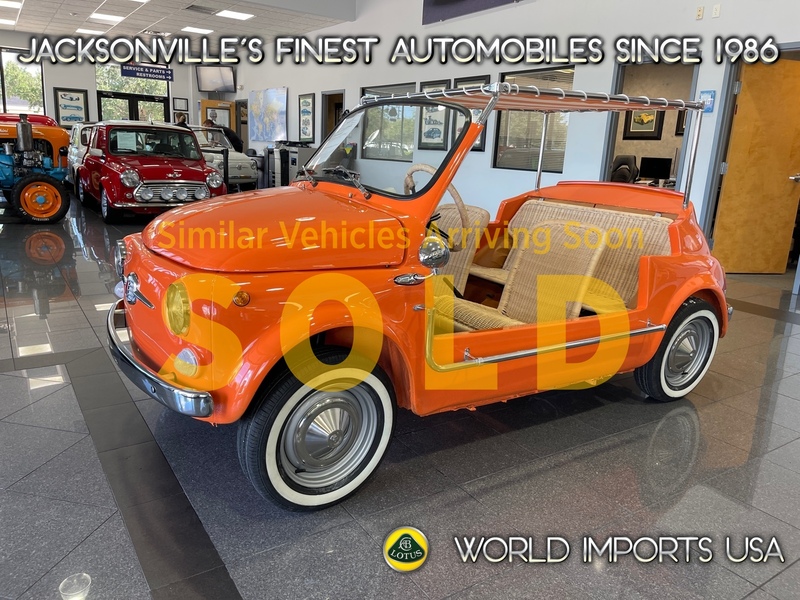 Used 1971 FIAT 500 JOLLY - (RESTORED COLLECTOR SERIES) in JACKSONVILLE, FLORIDA