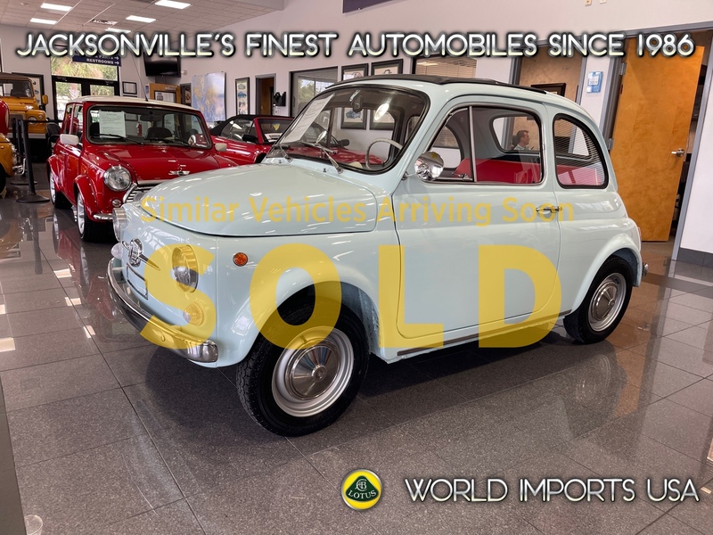 Used 1966 FIAT 500 COUPE - (RESTORED COLLECTOR SERIES) in JACKSONVILLE, FLORIDA