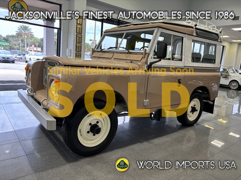 Used 1972 LAND ROVER SERIES 3 HARDTOP DIESEL 4WD - (FRAME-OFF RESTORATION) in JACKSONVILLE, FLORIDA