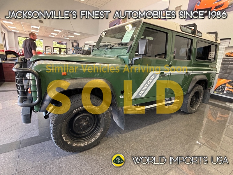 Used 1996 LAND ROVER DEFENDER 110 5-DOOR 300 TDI RHD - (COLLECTOR SERIES) in JACKSONVILLE, FLORIDA