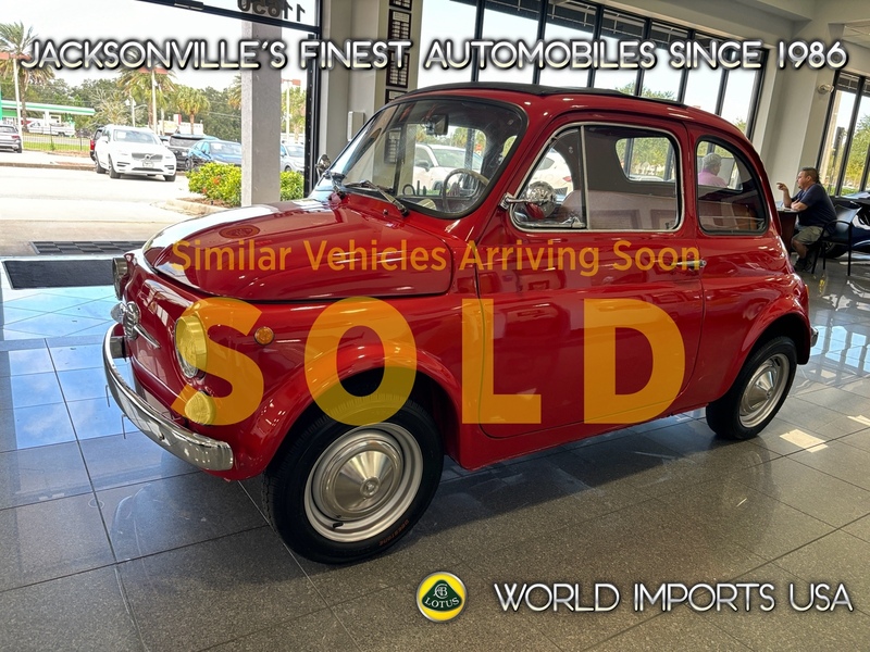 Used 1968 FIAT 500 COUPE - (RESTORED COLLECTOR SERIES) in JACKSONVILLE, FLORIDA