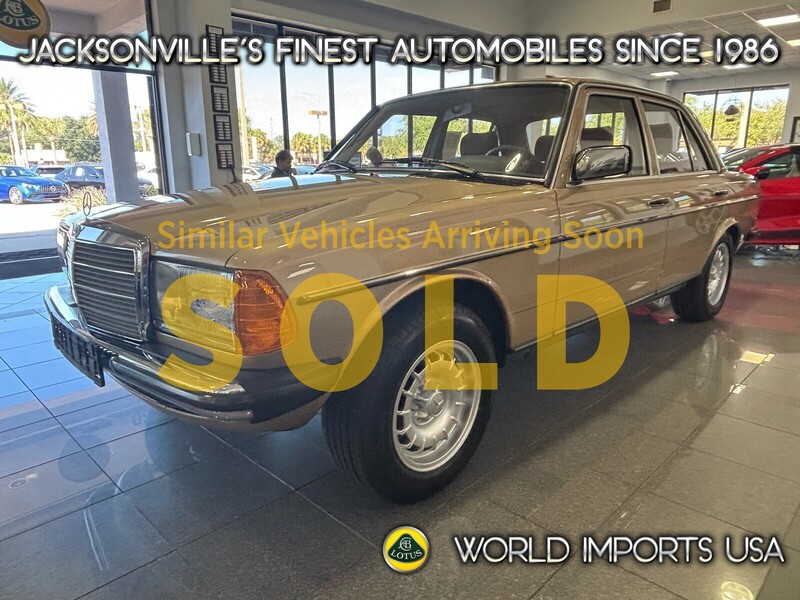 Used 1983 MERCEDES-BENZ 230 E SEDAN - (COLLECTORS SERIES) in JACKSONVILLE, FLORIDA