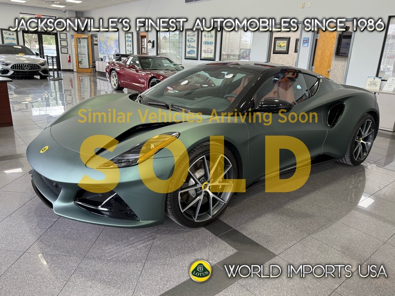 Used 2024 LOTUS EMIRA V6 FIRST EDITION - FULL BODY WRAP in JACKSONVILLE, FLORIDA
