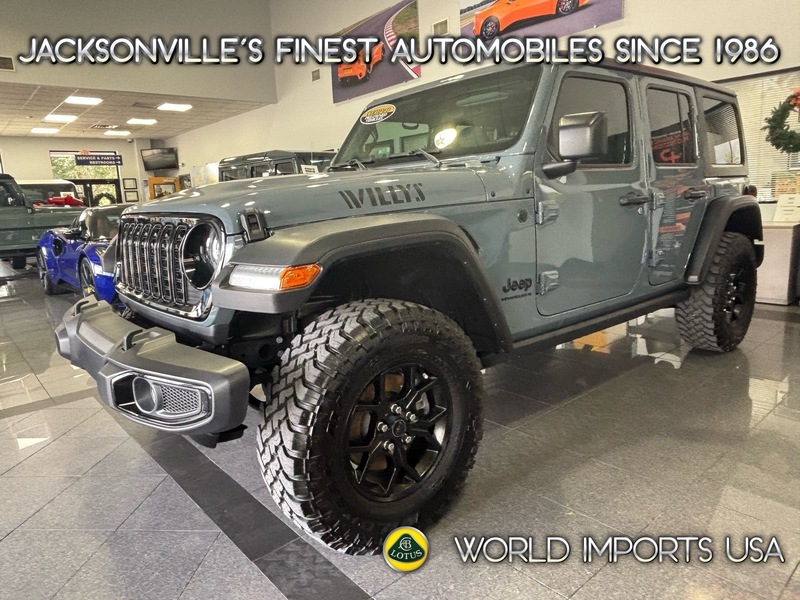Used 2024 JEEP WRANGLER WILLYS - NEW $51,570.00 in JACKSONVILLE, FLORIDA
