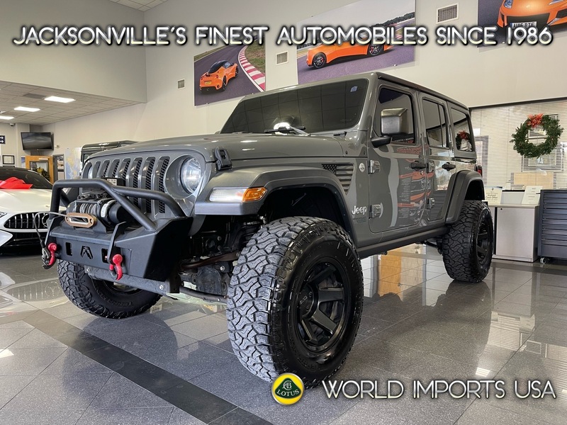 Used 2019 JEEP WRANGLER UNLIMITED SPORT S - CUSTOM OFF ROAD PACKAGE in JACKSONVILLE, FLORIDA