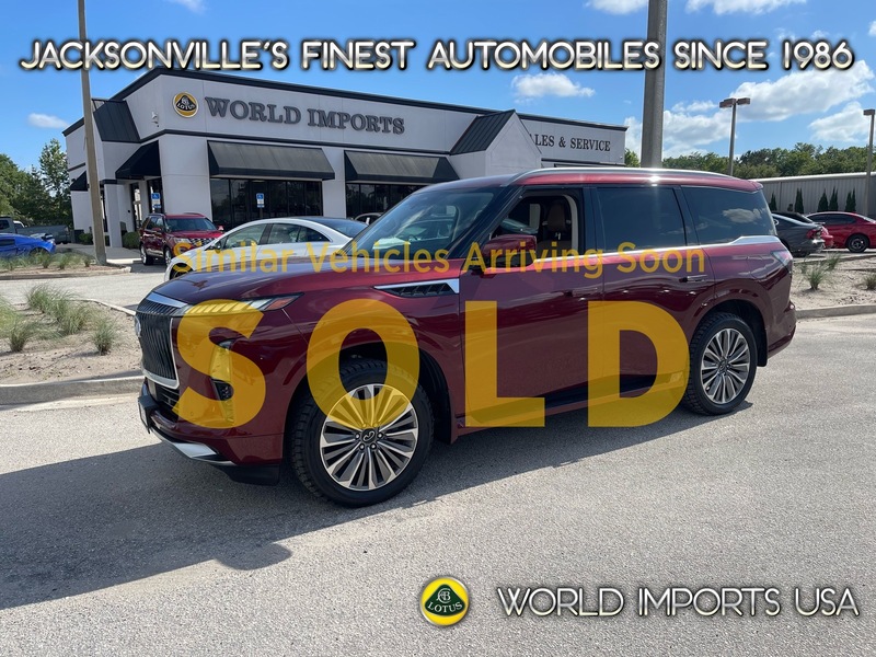 Used 2025 INFINITI QX80 SENSORY 4WD - NEW $106,250.00 in JACKSONVILLE, FLORIDA