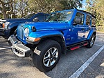 Used 2021 JEEP WRANGLER UNLIMITED SAHARA in ORANGE PARK, FLORIDA (Photo 1)