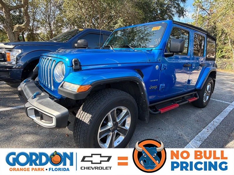 Used 2021 JEEP WRANGLER UNLIMITED SAHARA in ORANGE PARK, FLORIDA