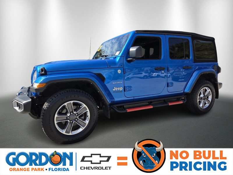 Used 2021 JEEP WRANGLER UNLIMITED SAHARA 4X4 in ORANGE PARK, FLORIDA