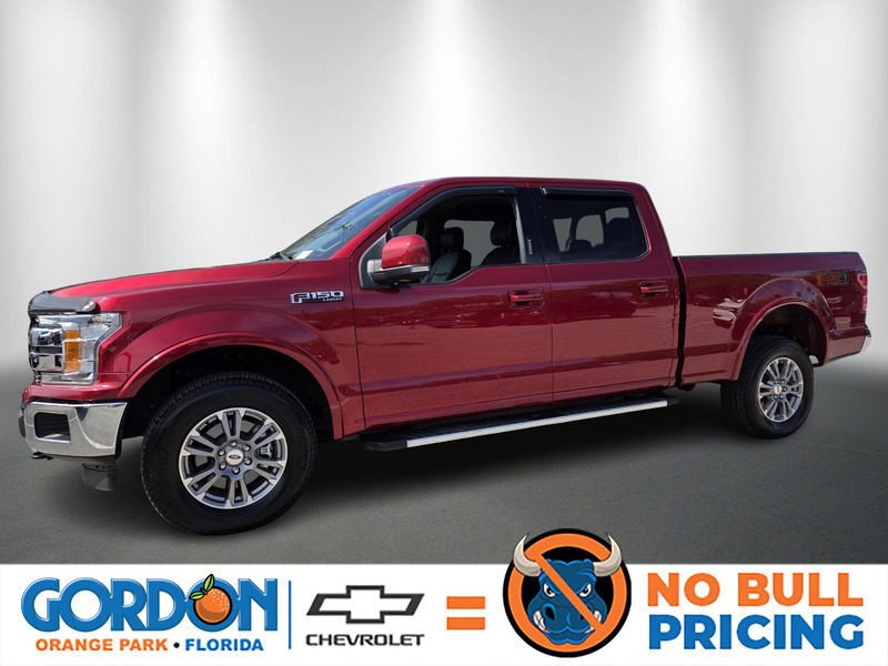 Used 2019 FORD F-150 LARIAT 4WD SUPERCREW 5.5' BOX in ORANGE PARK, FLORIDA