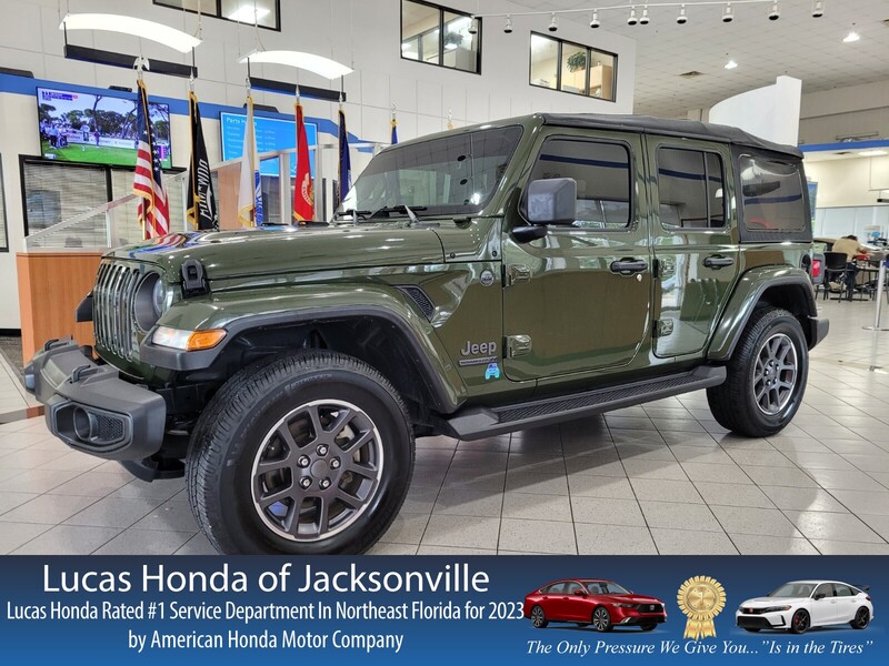 Used 2021 JEEP WRANGLER UNLIMITED 80TH ANNIVERSARY 4X4 *LTD AVAIL* in JACKSONVILLE, FLORIDA
