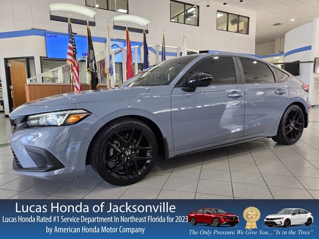 Used 2024 Honda Civic Hatchback SPORT CVT in JACKSONVILLE, FLORIDA