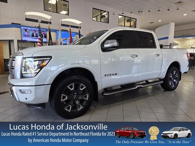 Used 2023 NISSAN TITAN 4X4 CREW CAB PLATINUM RESERVE in JACKSONVILLE, FLORIDA