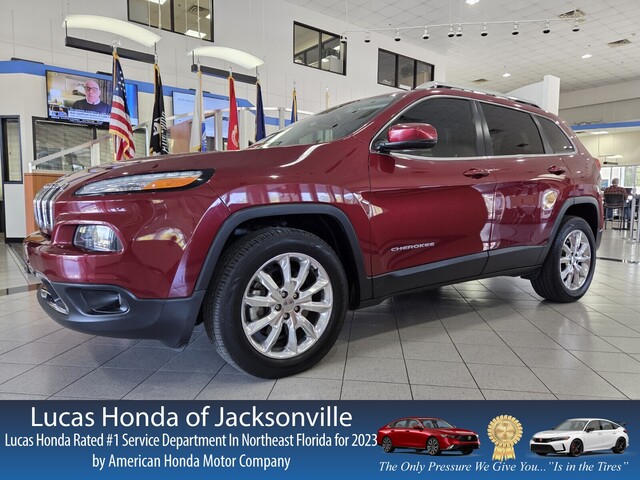 Used 2016 JEEP CHEROKEE 4WD 4DR LIMITED in JACKSONVILLE, FLORIDA