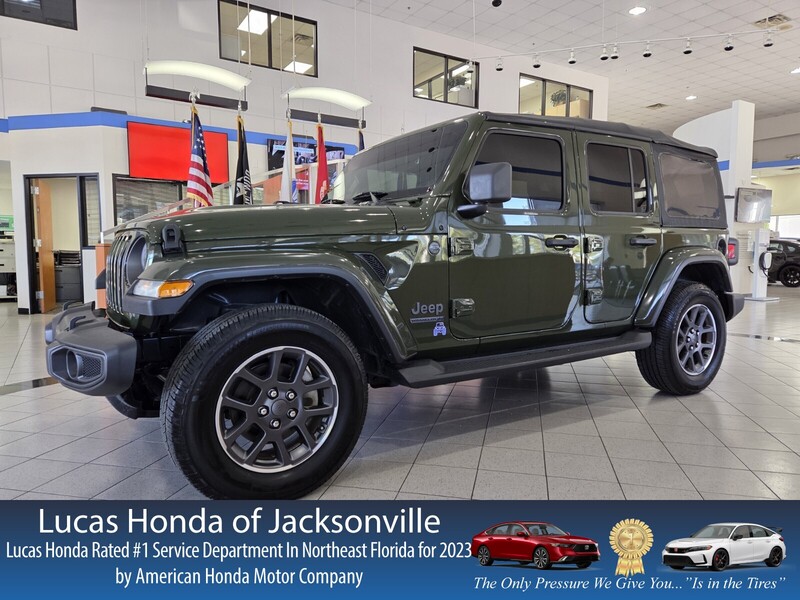 Used 2021 JEEP WRANGLER UNLIMITED 80TH ANNIVERSARY 4X4 *LTD AVAIL* in JACKSONVILLE, FLORIDA