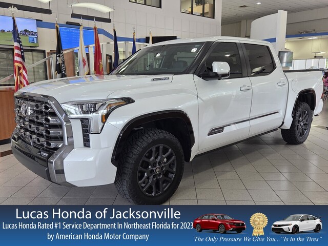 Used 2025 TOYOTA TUNDRA Platinum Hybrid CrewMax 5.5' Bed in JACKSONVILLE, FLORIDA
