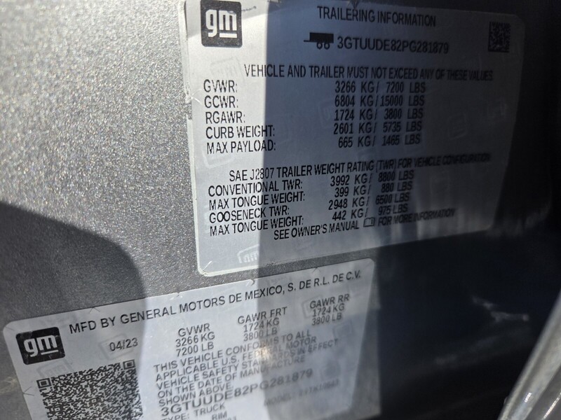 Used 2023 GMC SIERRA 1500 SLT in JACKSONVILLE, FLORIDA