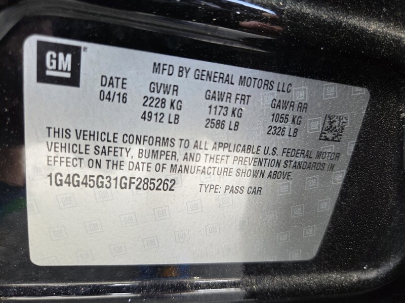 Used 2016 BUICK LACROSSE SPORT TOURING in JACKSONVILLE, FLORIDA