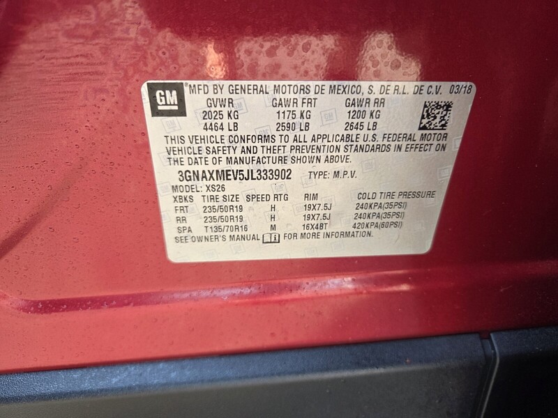 Used 2018 CHEVROLET EQUINOX PREMIER in JACKSONVILLE, FLORIDA