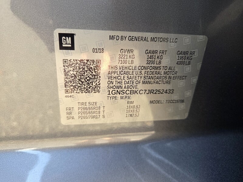 Used 2018 CHEVROLET TAHOE LT in JACKSONVILLE, FLORIDA