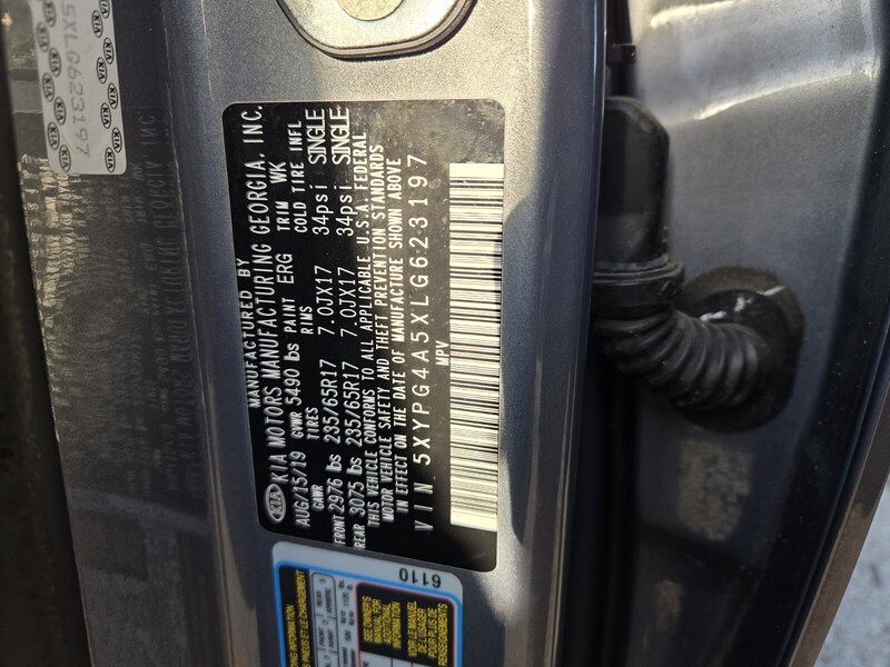 Used 2020 KIA SORENTO LX V6 in JACKSONVILLE, FLORIDA